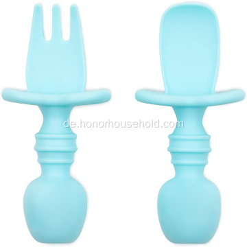 Silikon Baby Mini Fork Löffel